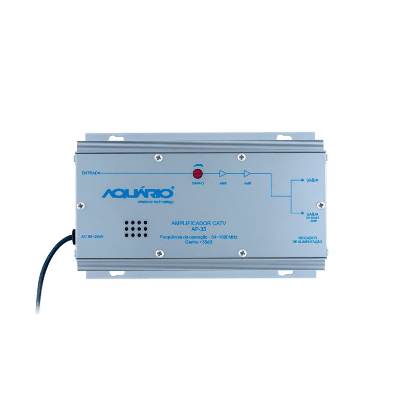 Amplificador de potencia 35db aquario AP 35